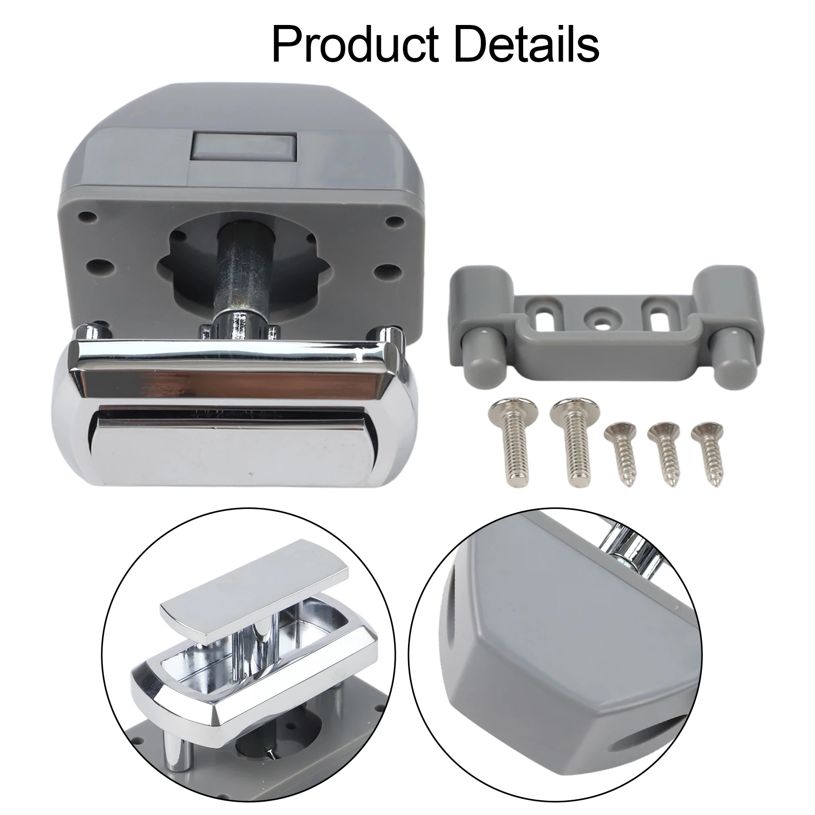 For Swift for motorhome and for caravan Drawer Lock Catch Mechanism Zinc Alloy and ABS Construction for Enhanced Security