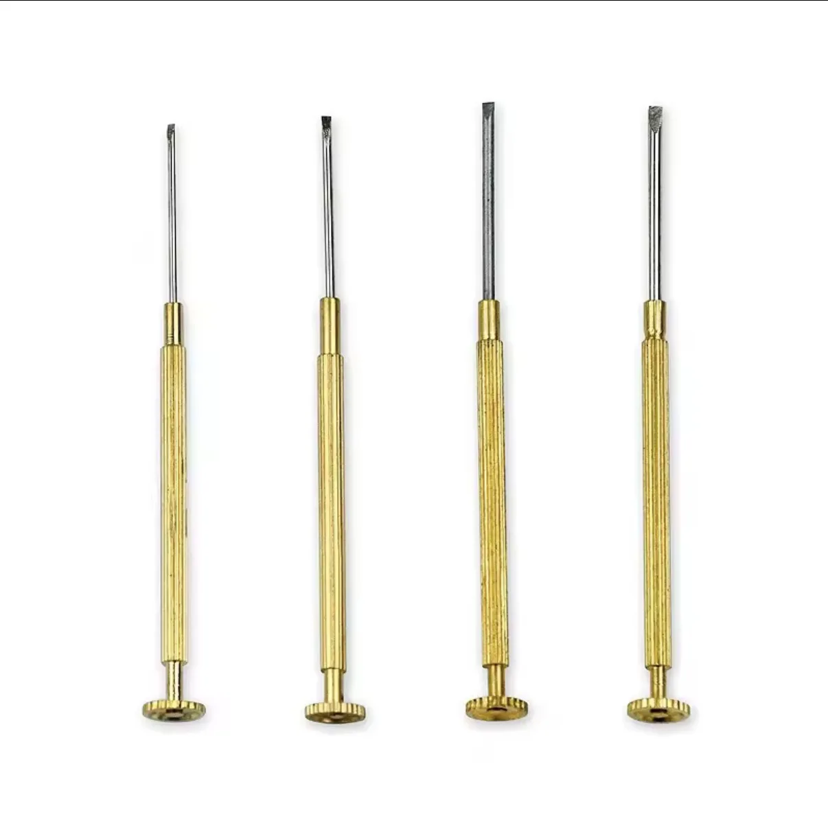 Metal Slotted Screwdriver for Watch Repair Tools Removal Install Screws Set Watchmaker 0.8mm 1.0mm 1.2mm 1.4mm 1.6mm 1.8mm
