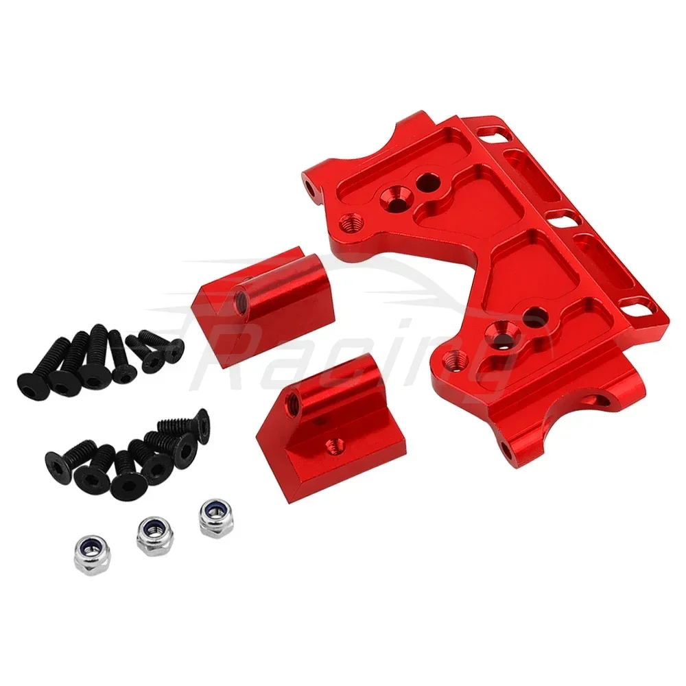 Mampara inferior delantera de aleación de aluminio, pieza de actualización de repuesto para 1/10 RC Traxxas Slash 2WD Rustler Stampede Bandit, piezas de coche