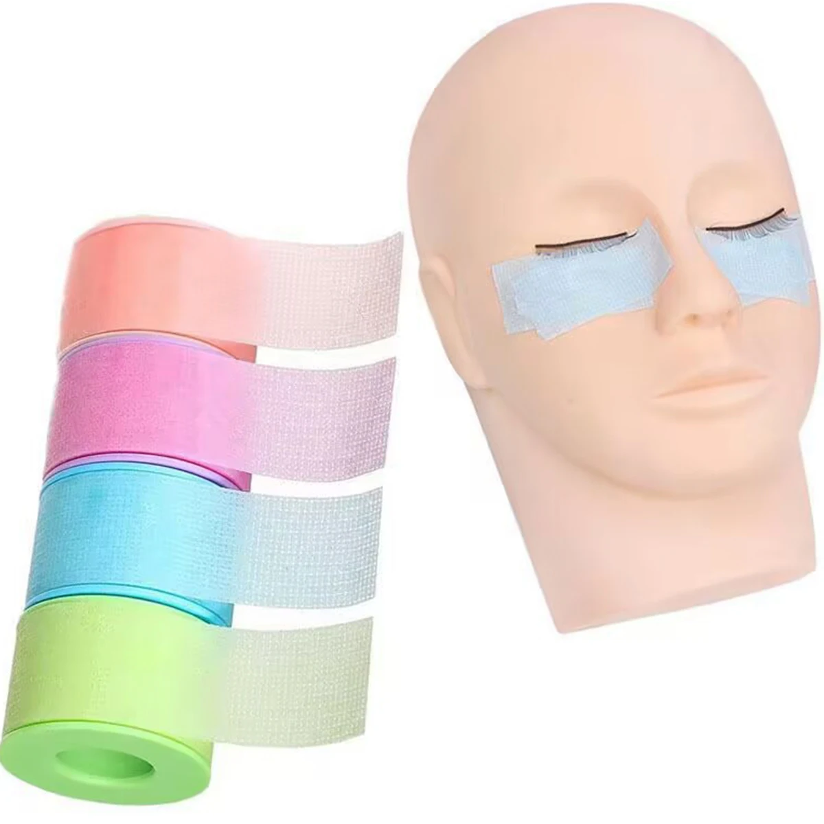 

Silicone Gel Tape for Lash Extensions Sensitive Skin Multi Use Non-Woven Breathable Under Eye Pad Patches Makeup Tools