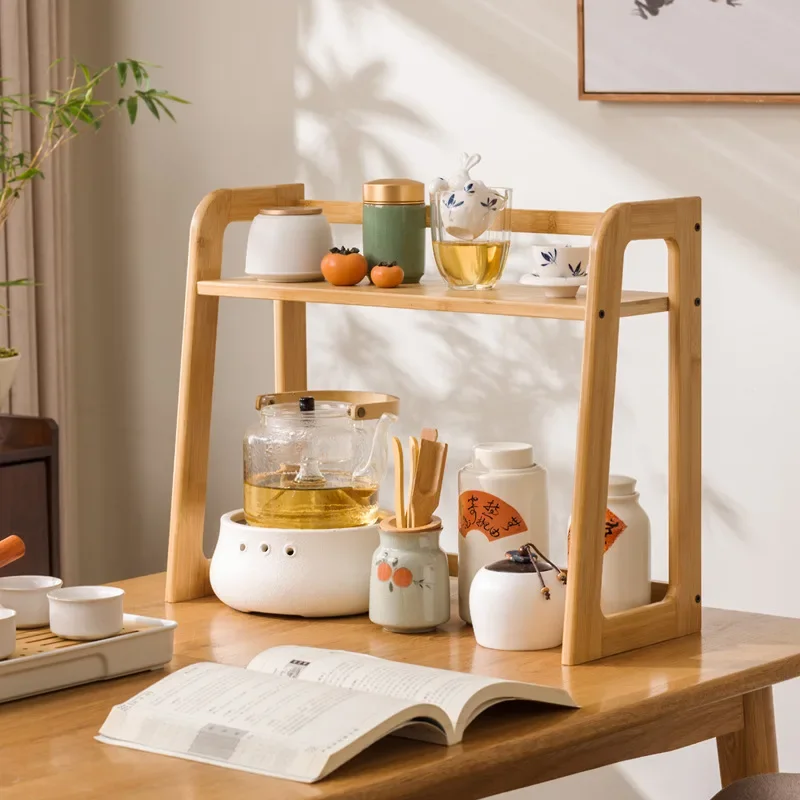 

Cup holder, shelf, desktop teacup, water cup, coffee cup, tea set, storage, cup storage rack on the table, Bogu rack