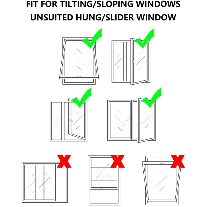 Portable Mobile Air Condition Window, Airlock Sealing Accessories, Soft Baffle, Air Conditioning Lock Window, 3M