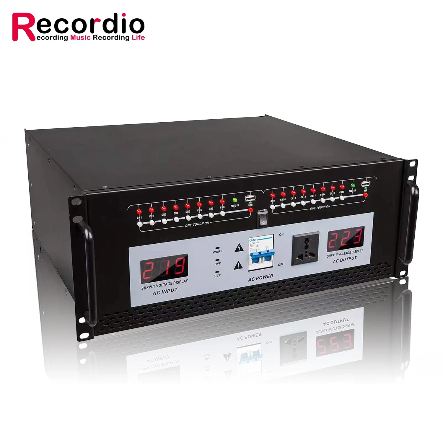 GAX-2602 Dj Box Sound Systems 16+1 Channel Power Sequence Controller Sound System for Club