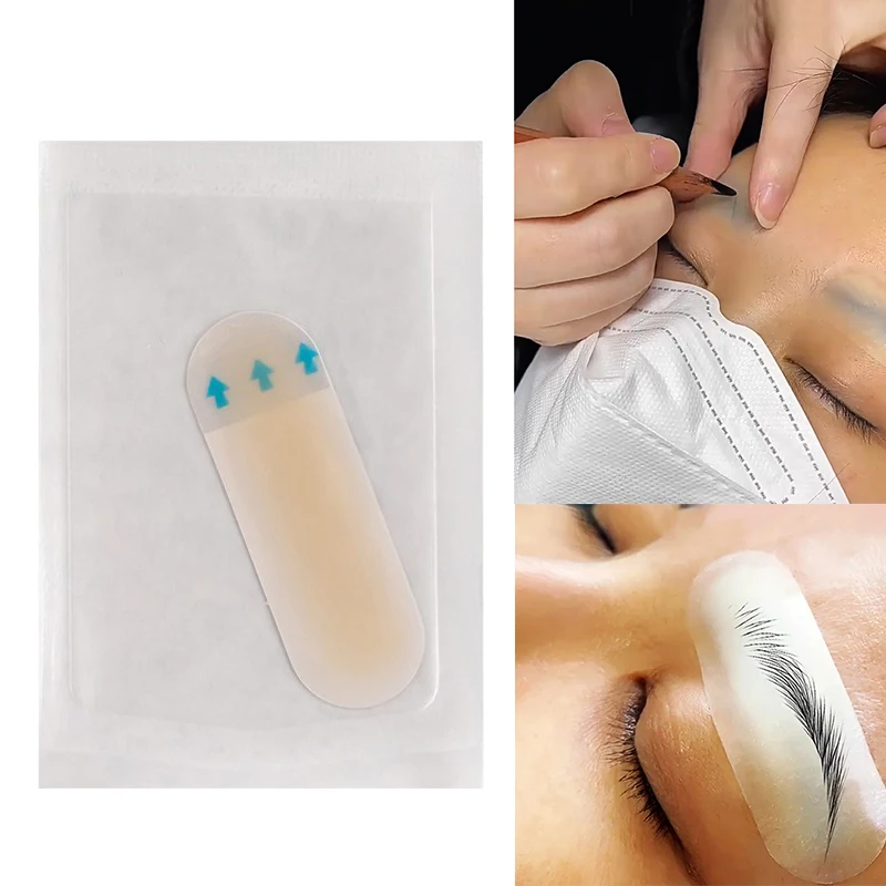 

10/20/30/50 шт., перманентная практика бровей, макияж кожи, татуировка, учитель, практичная наклейка, клейкий инструмент для начинающих, инструмент для практики бровей