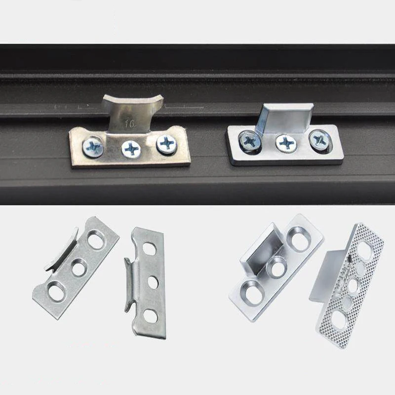 Old Style 50 Aluminum Alloy Window Latch Casement Window Lock Point Stopper Drive Link Lock Block Thermal Break Frame Lock Block