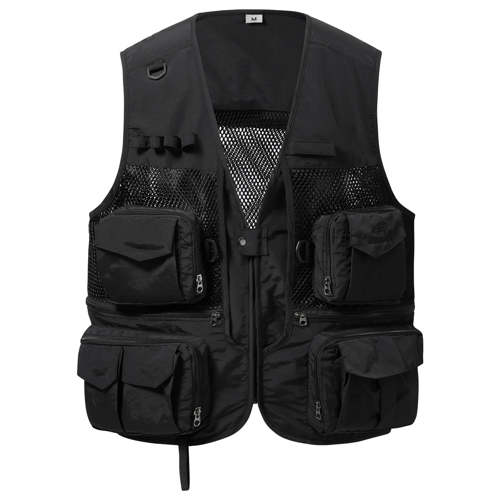 BASSDASH Men's Women's Utility Fishing Cargo Vest Outdoor Safari Photography Work Vest with Multi Pockets Mesh Back FV14