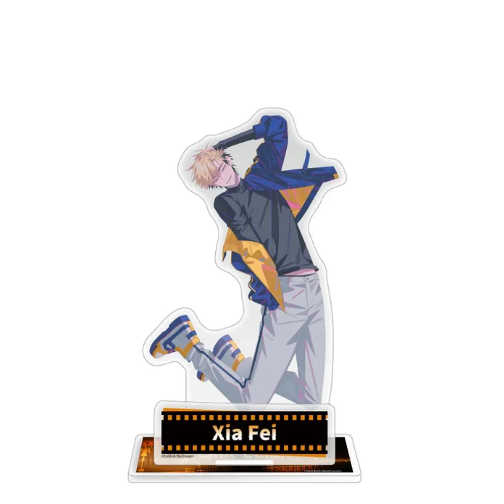 Anime Link Click Lu Guang Cheng Xiaoshi 15CM Double sided Acrylic Stand Keychain Character Model Desk Decor Collect Fans gift