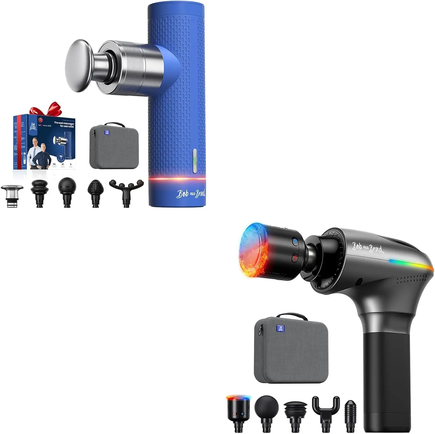 

A2 Pro Massage Gun with Heat and Cold Therapy and A7 Massage Gun with 11mm Amplitude