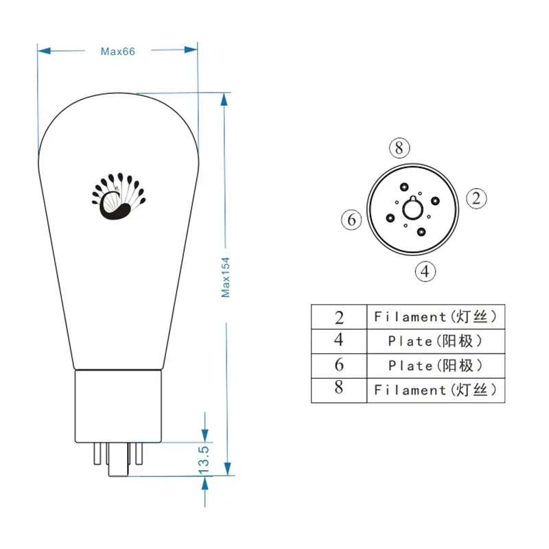 

PSVANE Tube Acme 274B Extreme Series Replace 5Z3P 5AR4 5U4G for Vacuum Amplifier HIFI Power Amplifier Audio Free Shipping