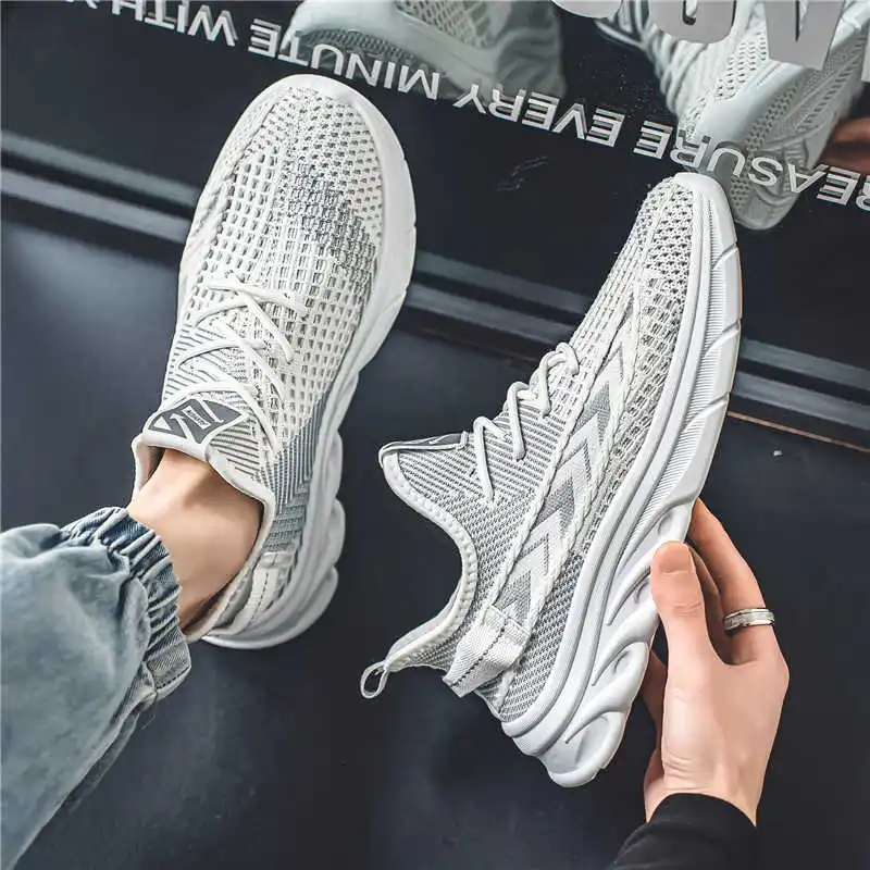 Playform Lace Up Basketball Sneakers 47 Woven Sapatilla Men Character Shoes Sports Sapa Fitness Teniis Portable