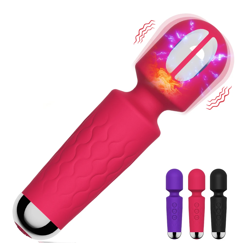 Electric Shock AV Vibrator for Women Clitoris Stimulator Vagina G Spot Dildos Vibrating Magic Wand Sex Toys for Adults 18+