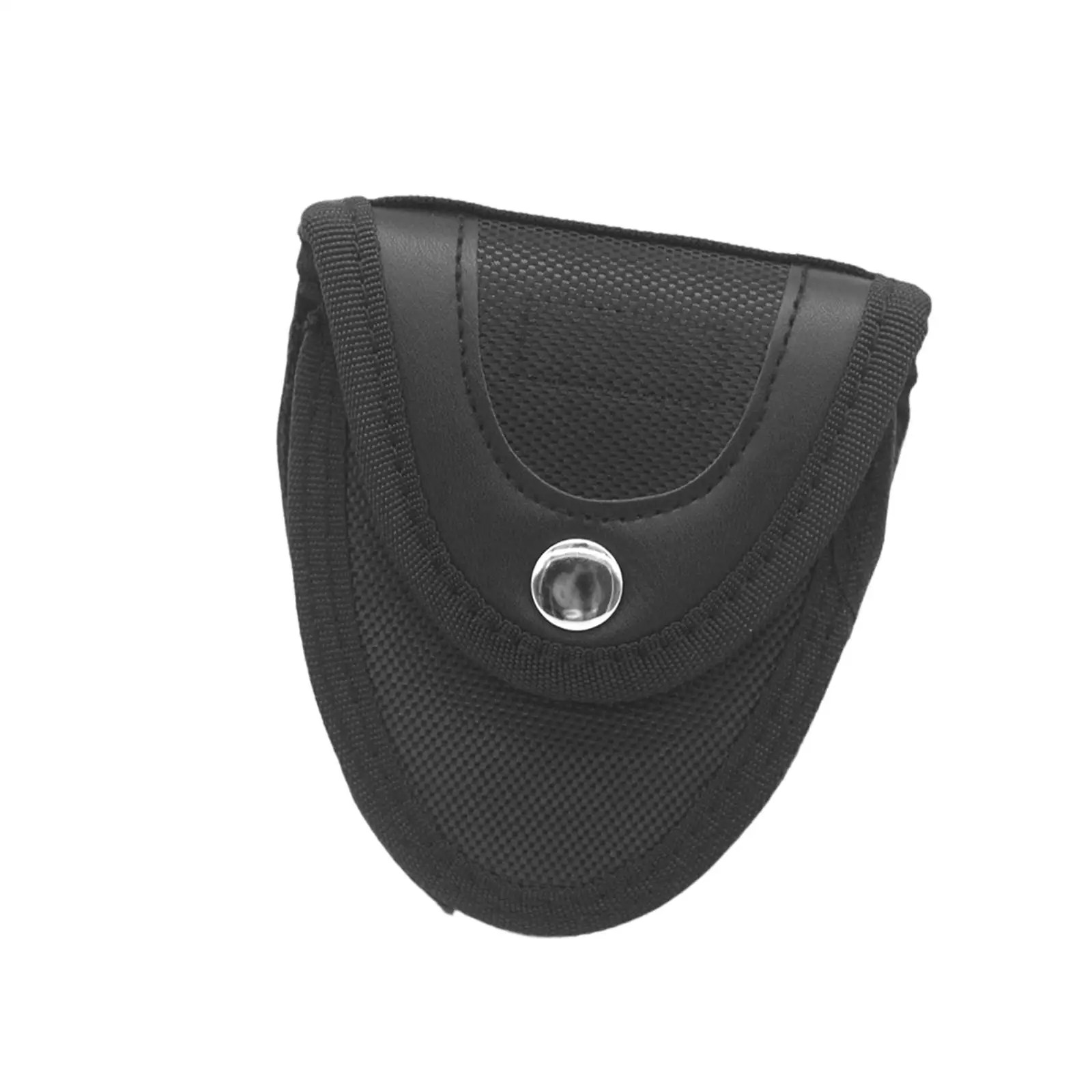 Handcuff Pouch Waist Bag, Utility Handcuff Bag, Police Shackles Cover Waist Belt Handcuff Holder, Black