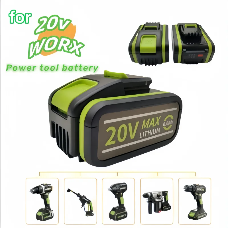 

for WORX WA3551 20V12000mAh cordless power tool battery WA3572 WA3553 WX390 WX176 WX178 WU268 rechargeable lithium-ion battery