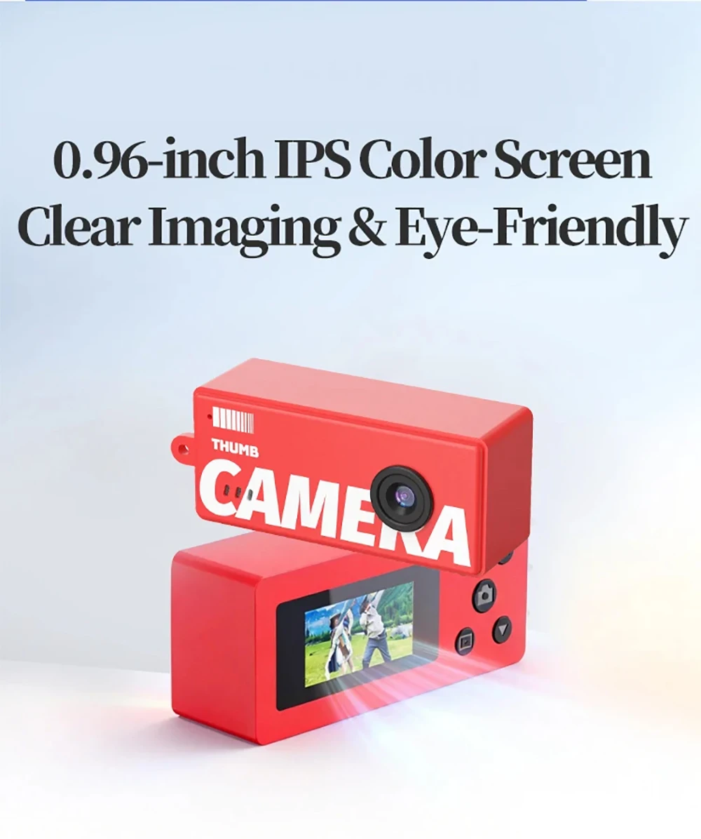 X7 1080P Full HD Thumb Camera 0.96inch Mini Action Retro Camera Support Memory Card Very Small Camcorder Keychain Video Recorder