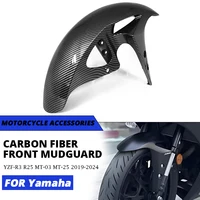 Para Yamaha YZF-R3 R25 MT-03 MT-25 2019-2024 guardabarros delantero de motocicleta protector contra salpicaduras carenado Slip on Yamaha MT03 MT25