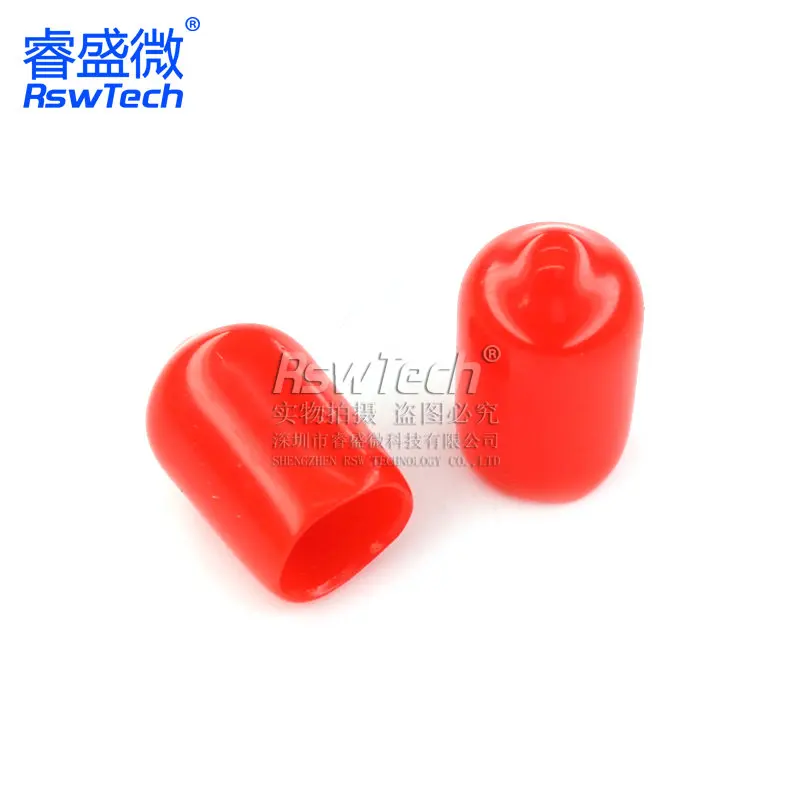 50PCS SMA Nuts 50PCS SMA Red Dust Cap Match For SMA Connector SMA Adapter