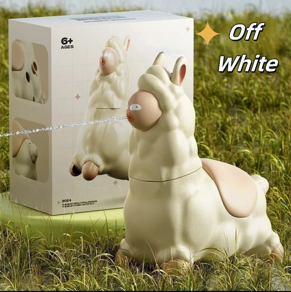 

Alpaca Water Gun Children's Toy Handheld Continuous Water Spraying Sprinkler Outdoors Boys Girls Pool Garden Fights Game Gift