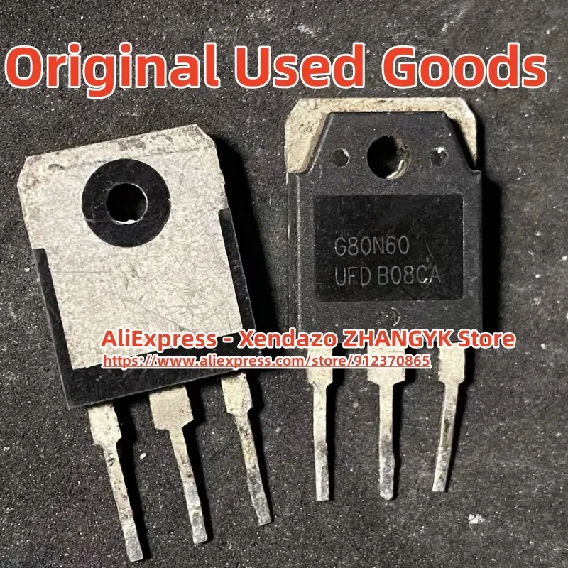 5pcs/lot Original G80N60 G80N60UFD SGH80N60UFD MOSFET N-CH 600V 80A TO247 IGBT Power Transistor