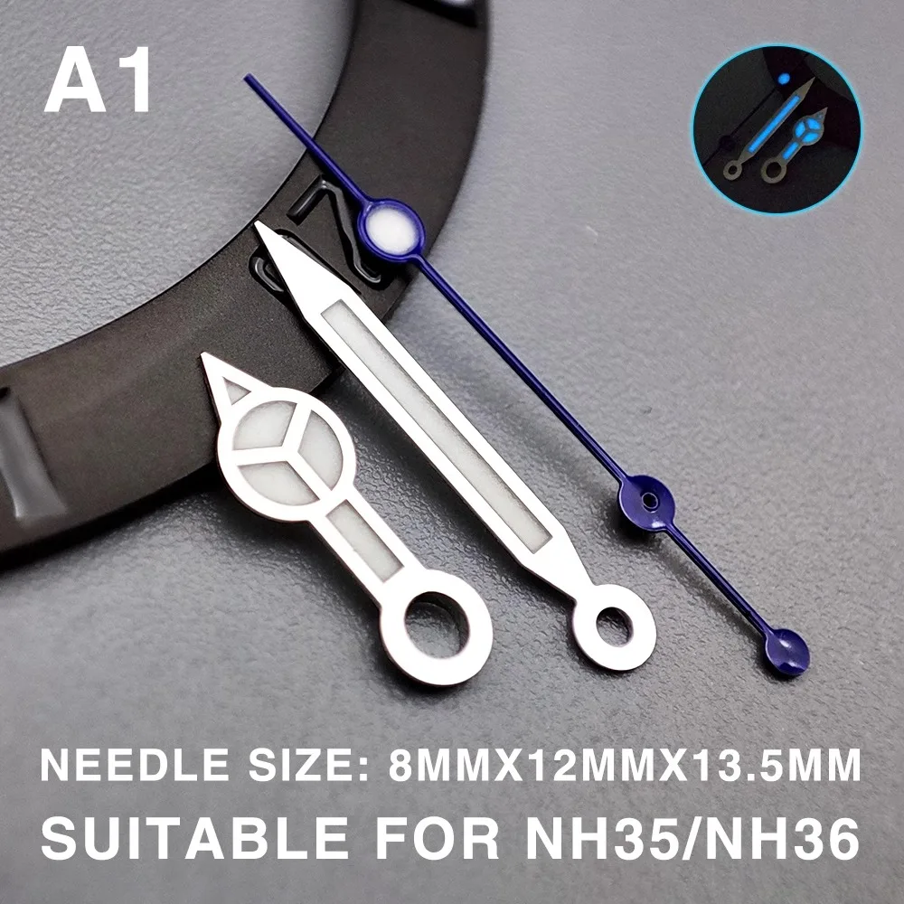 Modified Accessories NH35 Hands Luminous Mercedes/Seahorse/Watch Hands fit NH36/4R movements