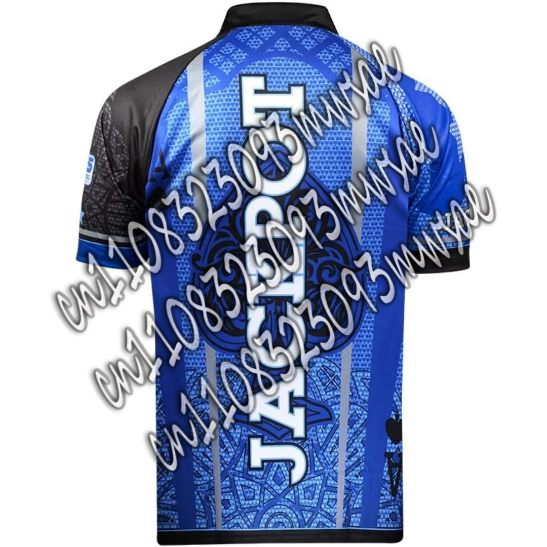 

Новая футболка Coolplay Adrian 'Jackpot' Lewis Pro Darts, рубашка-поло на молнии для дартса, спортивная мужская футболка, детская одежда, футболка Y2K для женщин