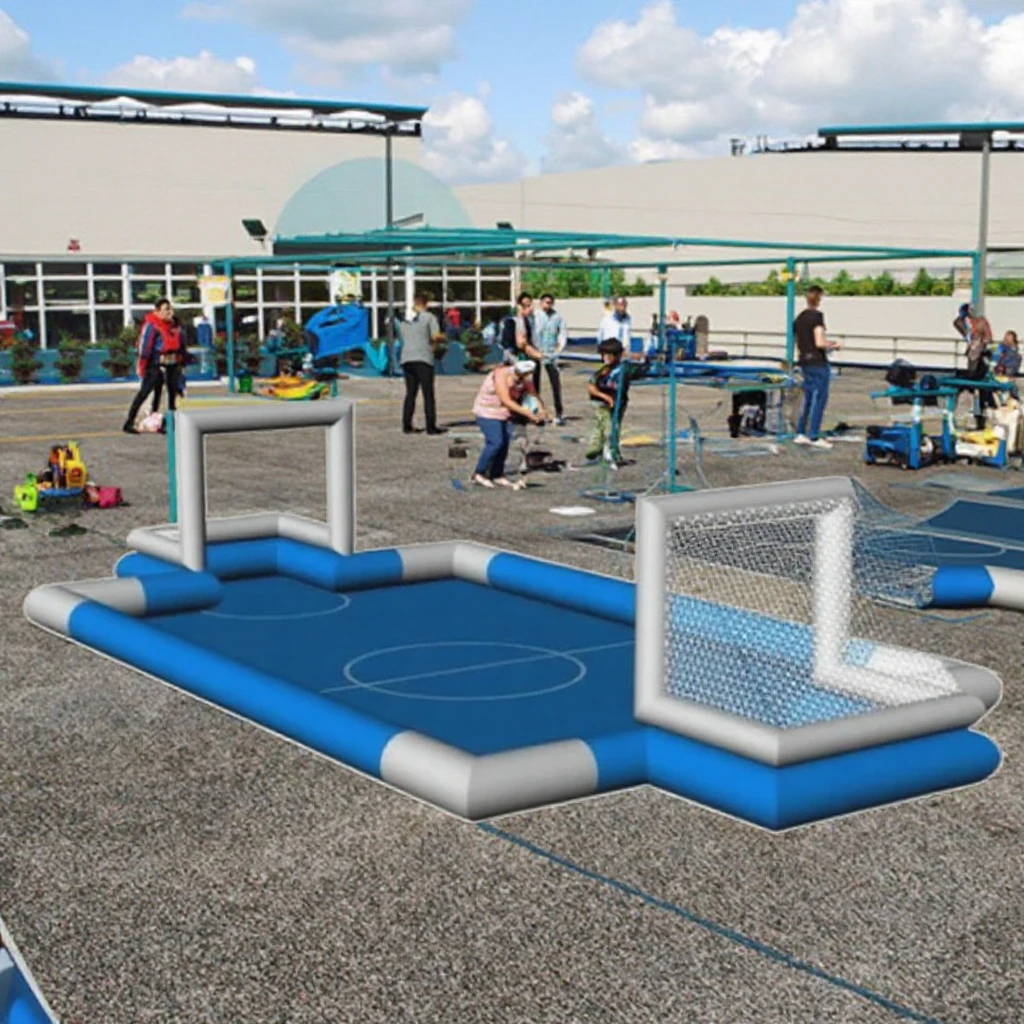 สนามฟุตบอลเป่าลมแข็งแรงทนทานสำหรับการแข่งขันทีม