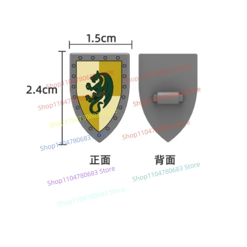 MOC اللبنات بلاك هوك التنين درع عباءة التجمع نموذج تمثال أنيمي الكرتون ملحق لعبة هدية عيد