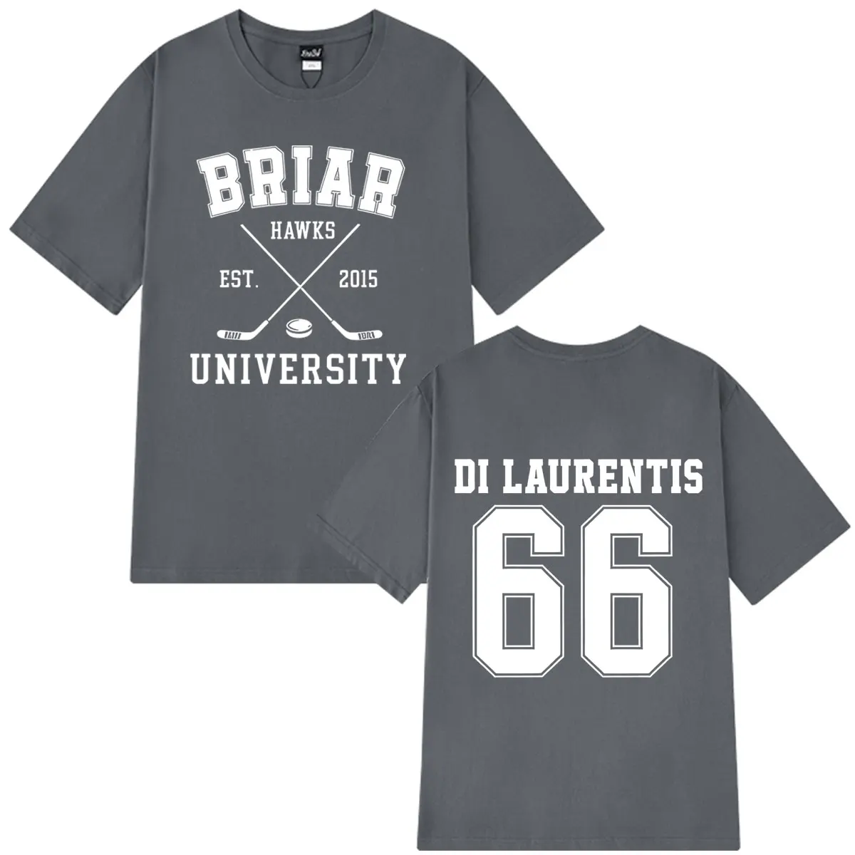 Di Laurentis 66 Off Campus TV Series Briar University T-shirt Men's Women Clothing Fashion Cotton Short Sleeve Oversized T Shirt