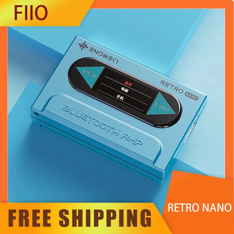 Fiio SnowSky Retro Nano Wireless Bluetooth Decoding Earphones Phone Hifi Audio Receiving Amplifier Custom Portable Bluetooth Am