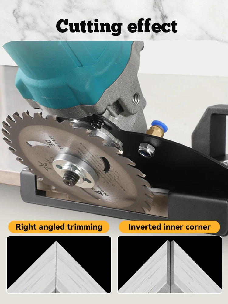 Ceramic Tile 45 Degree Chamfering Support Angle Grinder Cutting Tile Chamfer Ceramic Stone 45° Angle Corner Cutting Bracket Tool