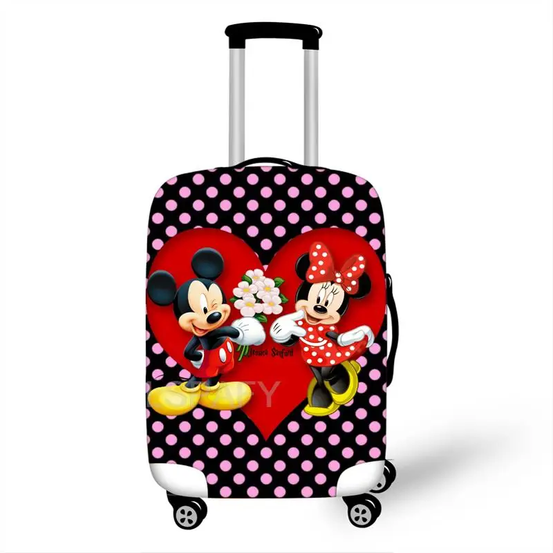 Cartoon Minnie Mickey Travel Luggage Suitcase Protective Cover Trolley Case Travel Luggage Dust Cover Travel Accessories