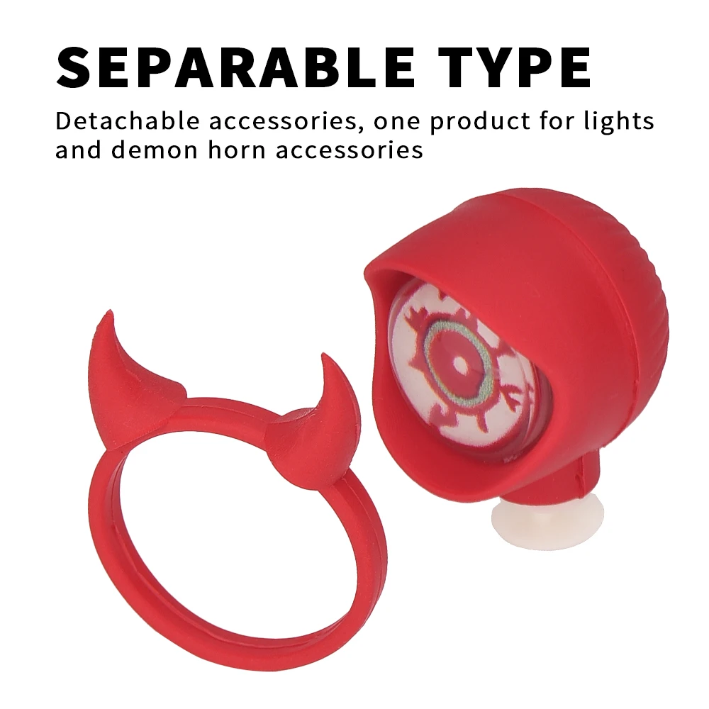 1pcs Devil\'s Eye shoe Light Accessories With LED Headlights Shoes Charms For Beach Outdoor, Bogg Bag ,Hole Shoes Light