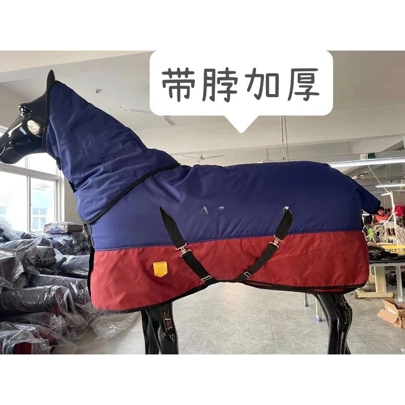 Winter Thickened Horse Belt Neck, Foal Clothes, New Cold-proof and Waterproof Horse Clothes