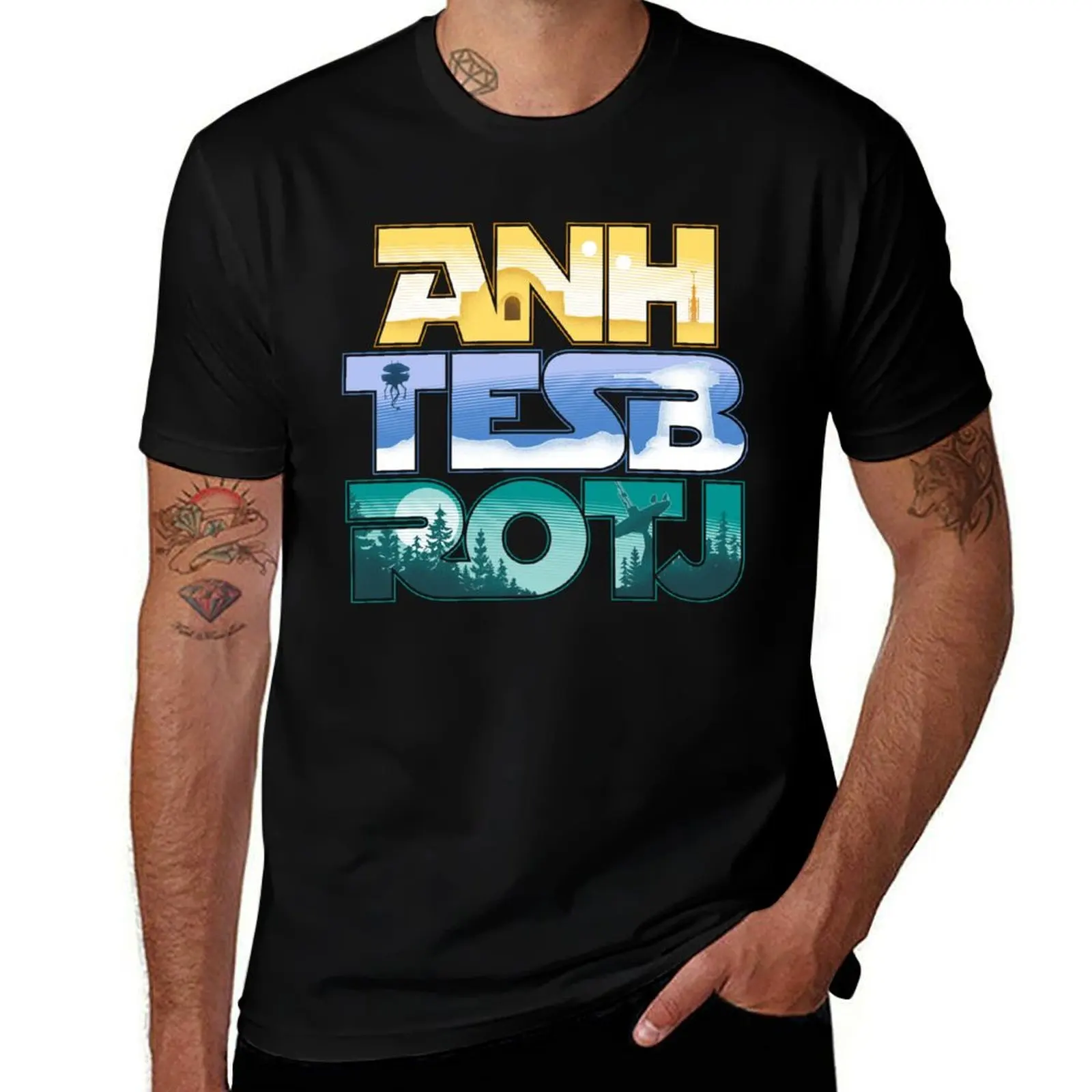 Original Trilogy T-Shirt Plus Size Solid Color T-Shirt