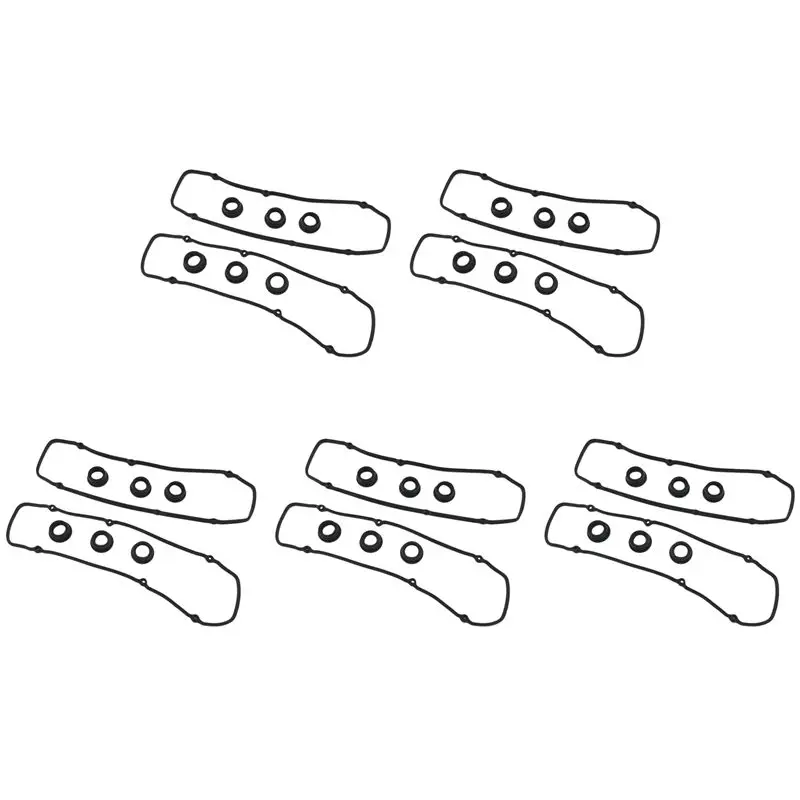 5X For Pajero Sport V87 V97 Valve Chamber Gasket Suitable 6G75 MN137773 Sealing Ring Spark Plug Seal MD198128