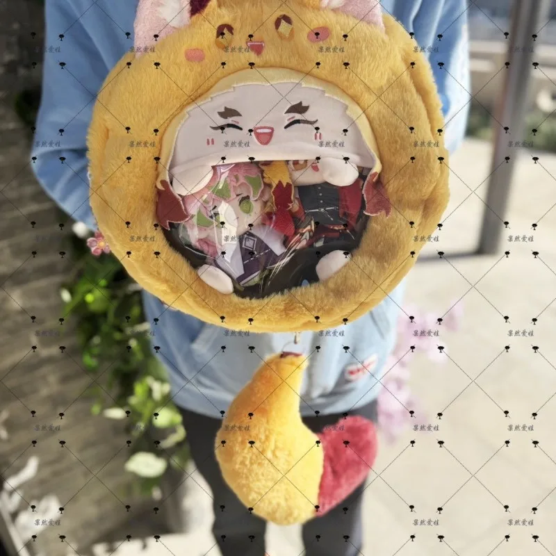 

Anime Cosplay Tokitou Muichirou Kanroji Mitsuri Rengoku Kyoujurou Transparent Campus Zipper Cartoon Backpack Shoulder Bag
