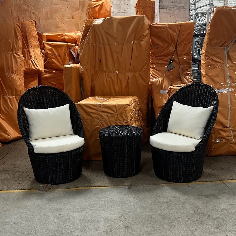 

Outdoor Balcony Lounger Garden Courtyard Rattan Chair Swimming Pool Beach Chair Hotel Folding Lounger