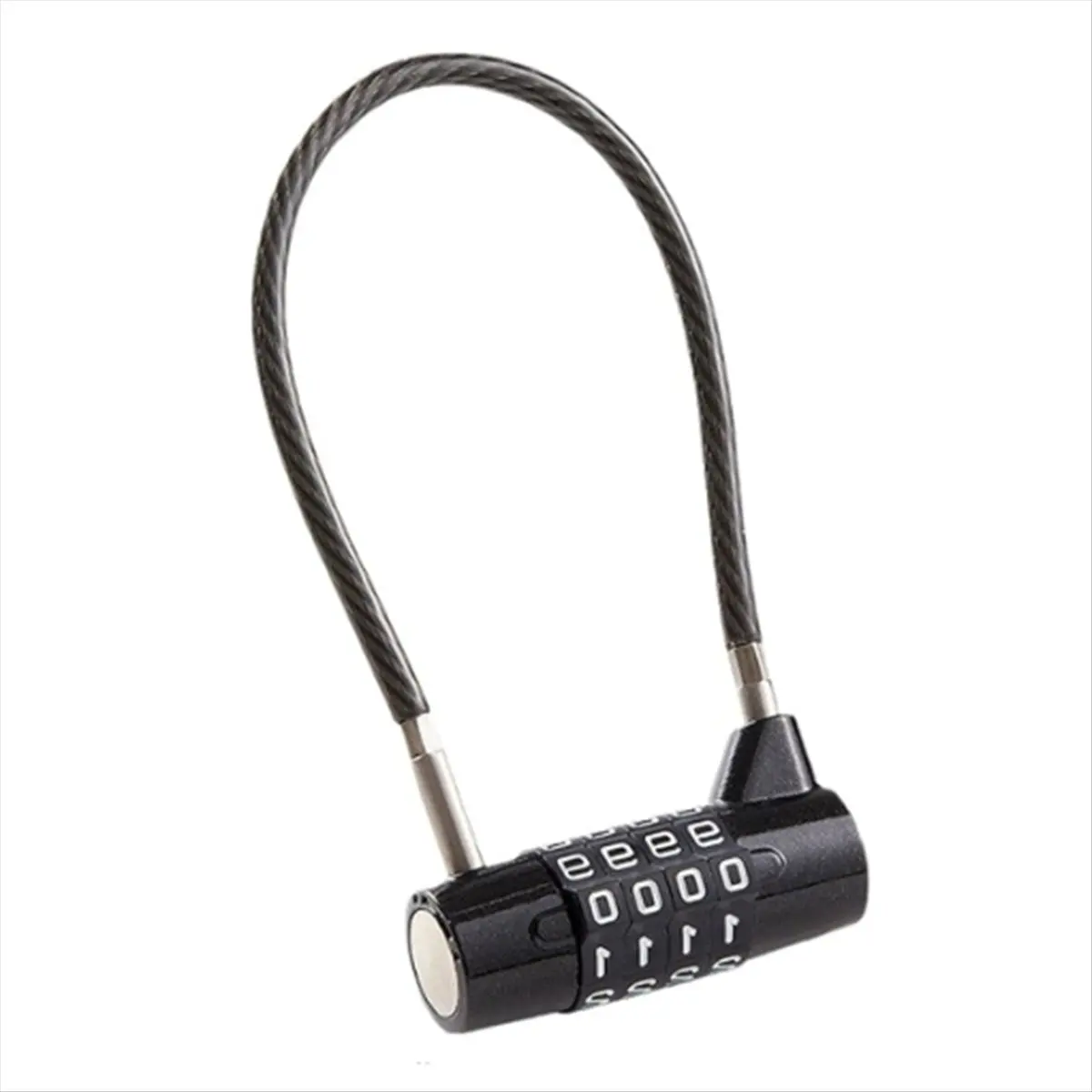 ABNH Luggage Locks, 4-Digit Security Suitcase Locks, Combination Padlock for Suitcases Flexible Cable Travel Lock, Bike Lock