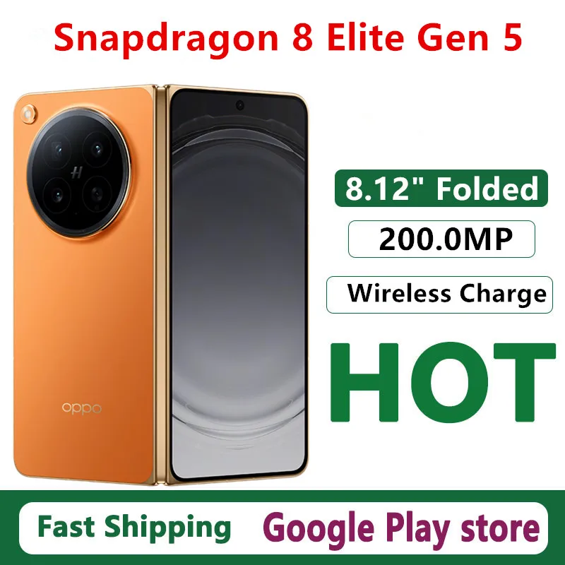 DHL Fast Delivery Oppo Find N6 Cell Phone Snapdragon 8 Elite Gen 5
