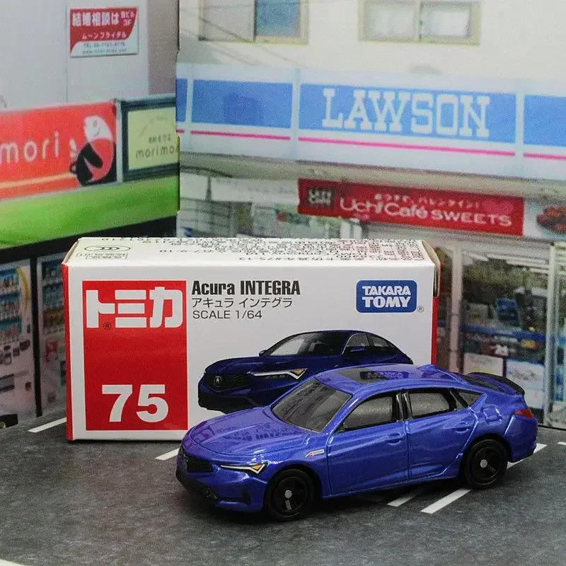 

TAKARA TOMY Tomica Новый мини-симулятор легкосплавного автомобиля No. 75, литая под давлением металлическая модель Honda Acura, коллекция детских игрушек, автомобилей