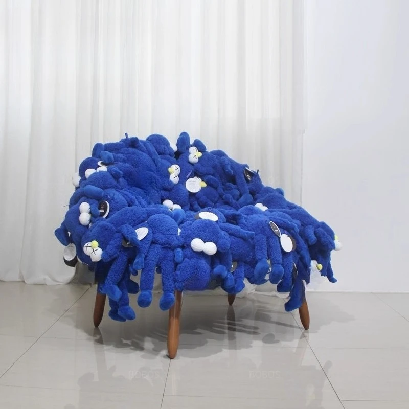 

Villa young Internet celebrity plush doll leisure sofa chair