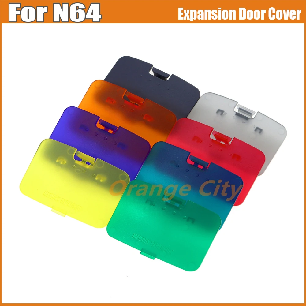 Colorful Memory Expansion Pak Cover Jumper Pak Lid Door Cover for N64 Replacement Parts