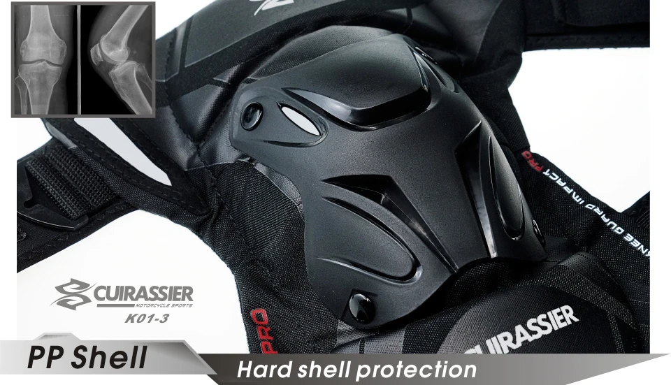 Cuirassier Motorrad-Knieprotektor, Knieprotektor für Offroad-Motorräder, MX-Schutz, nächtlicher reflektierender Rennschutz. Motorrad-Knieprotektor, flexibel und biegsam, bietet komfortablen Schutz. Bewahrt Ihre Fahrrad – Detail 9