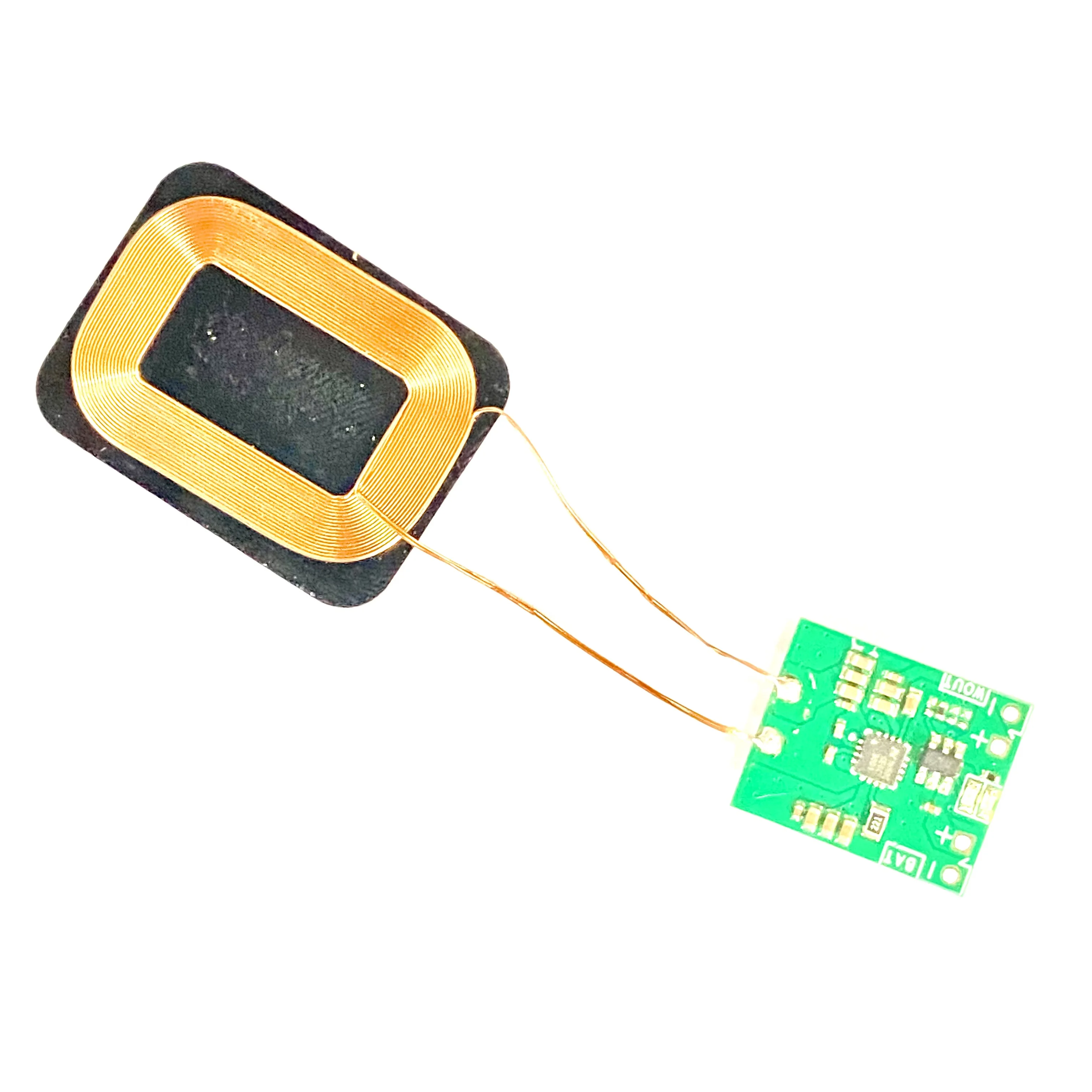 Taidacent 5W Wireless Charger Receiver Qi Standard Wireless Receiver Module 3.7V 4.2V Lithium Battery Charger Receiver Board