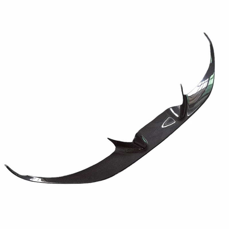 

N-style Dry Carbon Fiber Front Bumper Middle Lip for Ferrari F8 Tributo Spider Body Kit Rear Diffuser Spoiler