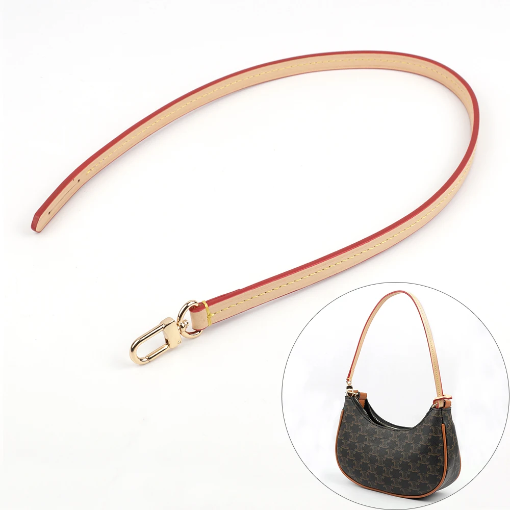 

38CM 55CM Genuine Leather Bag Strap Women Handbag Handle for Pochette Accessories Handbag Straps Belt Strap Accessories