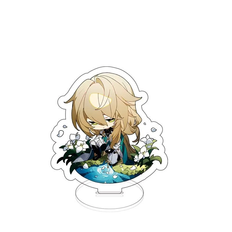 Acryl Schlüsselanhänger Jingliu HuoHuo Guinaifen Topas Figur Standplatte Spiel Schlüsselanhänger Cosplay Prop Zubehör Handgefertigter Schmuck 6CM – Detail 6