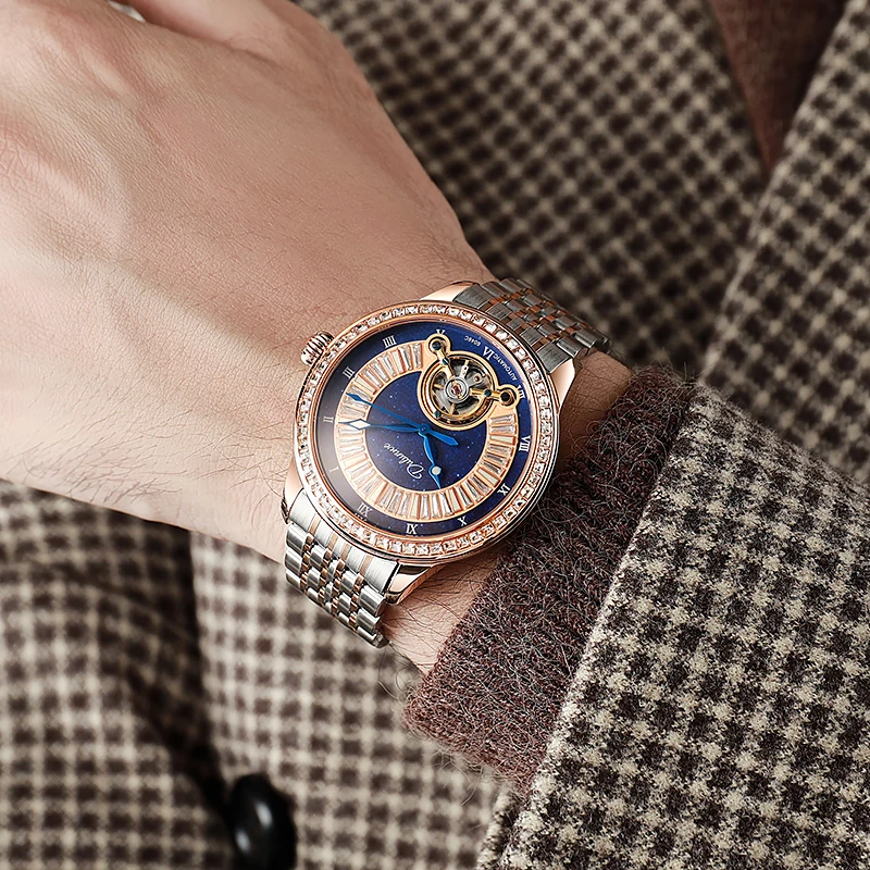 

Durenwei Men's Automatic Mechanical Watch, Skeletonized 2025 New Model, Luminous Design, High-Quality Men's Watch/Clock