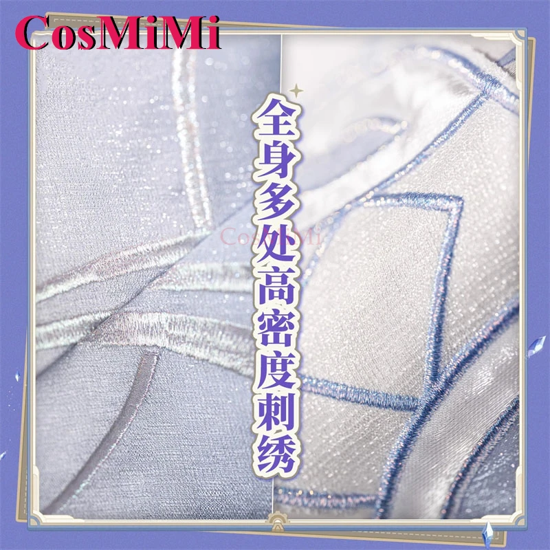 Kostum Cosplay CosMiMi Game Genshin Impact Skirk Seragam Pertempuran Cantik Elegan Set Lengkap Pakaian Bermain Peran Pesta Karnaval