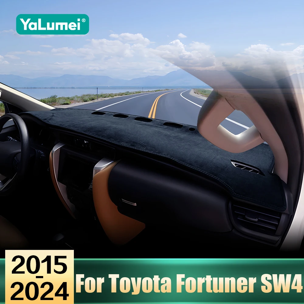 Für Toyota Fortuner AN150 AN16 2015-2017 2018 2019 2020 2021 2022 2023 2024 Auto Dashboard Abdeckung vermeiden Licht Teppiche Zubehör