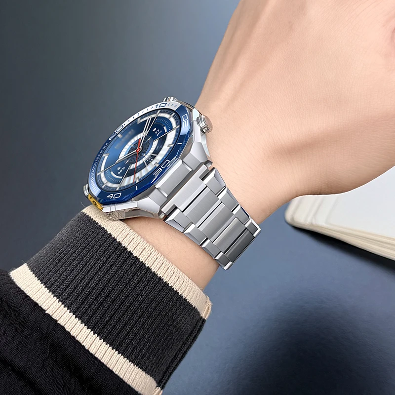 22-mm-Armband aus Titan für die HUAWEI WATCH Ultimate 2, mit Schnellverschluss, passend für Huawei Watch 5, 4/GT 7 Pro, GT6, 5, 4, 3, 2, 46 mm. – Detail 13